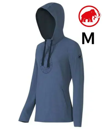 MAMMUT 마무트 자수 로고 후디 여성용 후드티 M