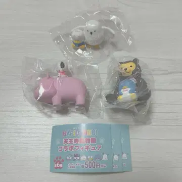 텐노지 동물원 콜라보 피규어 하피단부이 3종