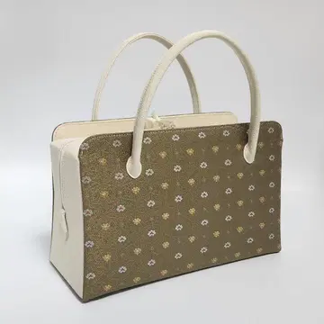 기모노 가방 리큐 백 금란 직물 입학식 졸업식 결혼식 상품번호:nu-50