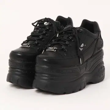 YOSUKE 통굽 레이스업 스니커즈 요스케 블랙 24.5cm