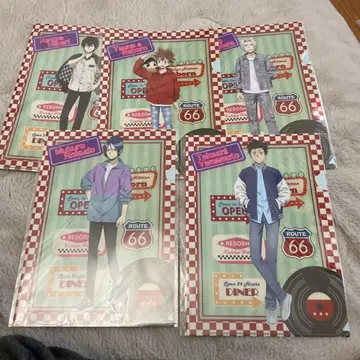 가정교사 히트맨 REBORN! 복권 플라 클리어 파일 5장 묶음 판매