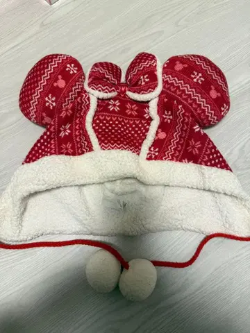 디즈니 팬캡 미니 노르딕 빨간색