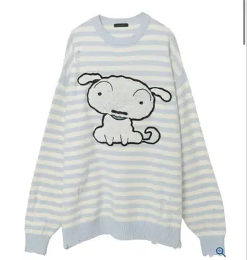 [ 짱구는 못말려 ] 시로 데미지 보더 KNIT