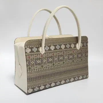 기모노 가방 리큐 백 금란 직물 입학식 졸업식 결혼식 상품번호:nu-51