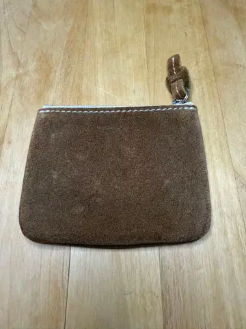 핸더 스킴 레더 스웨이드 파우치 S