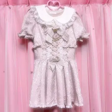 LIZ LISA 자카드 프릴 셋업