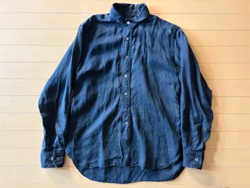 HAVERSACK 하버색 린넨 셔츠 L 네이비