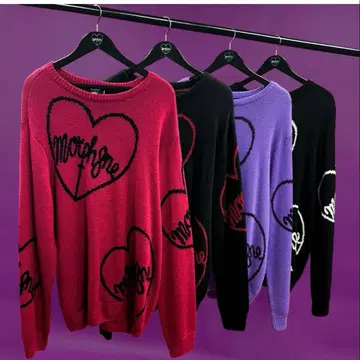 morph8ne 하트 니트