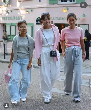 gypsohila 핑크 캐시미어 울 니트