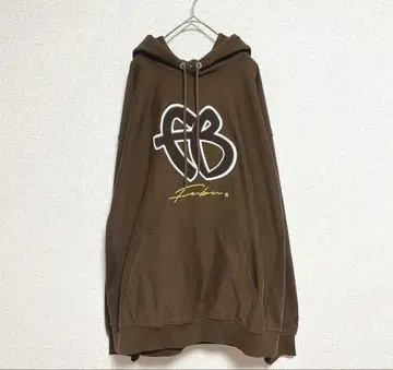 FUBU 후부 맨투맨 후드티 풀오버 후디 로고 XL