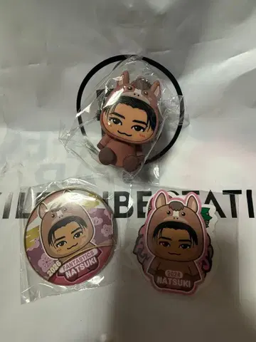 FANTASTICS 호리 나츠키 인형옷 키링 스티커 캔뱃지