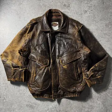 90s 할리데이비슨 플라이트 가죽 자켓 A-2 G-1