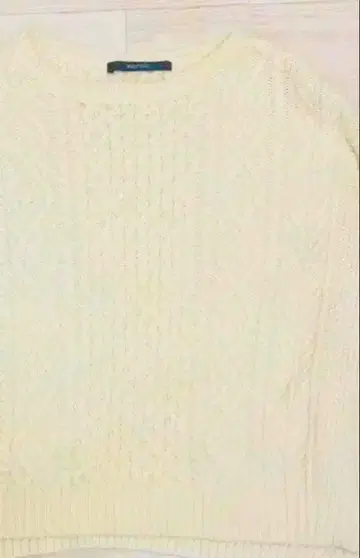 타임세일! MACPHEE 투모로우랜드 아이보리 니트 긴팔 여성용