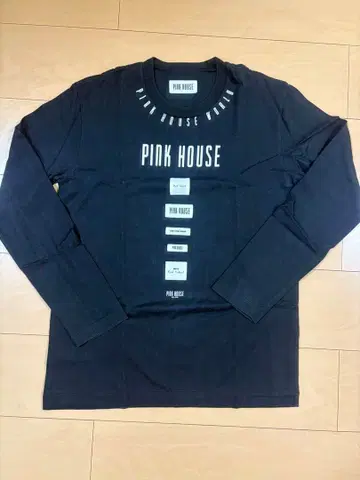 PINK HOUSE 블랙 긴팔 T셔츠