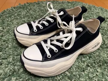 CONVERSE 통굽 스니커즈 서지 트레이너 25.5 블랙