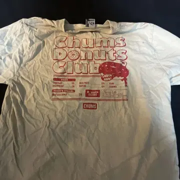 CHUMS 도넛 클럽 티셔츠