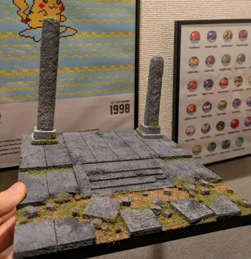 디오라마 베이스 폐허 유적 피규아트 드래곤 퀘스트 가샤폰 퀘스트 7