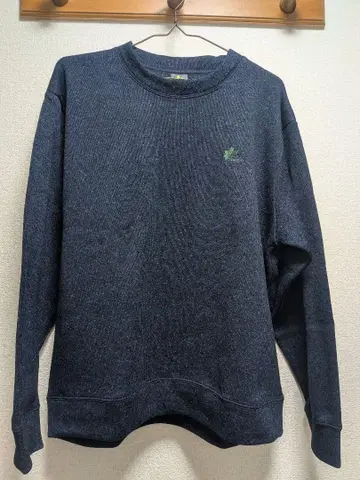 로고스 다크 블루 자수 로고 트레이닝복