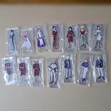 건담 SEED 제일복권 G상 아크릴 스탠드 신규 일러스트 14장 세트