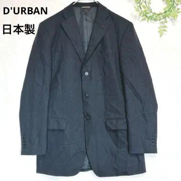 더반 비즈니스 정장 자켓 3버튼 겉옷 블랙