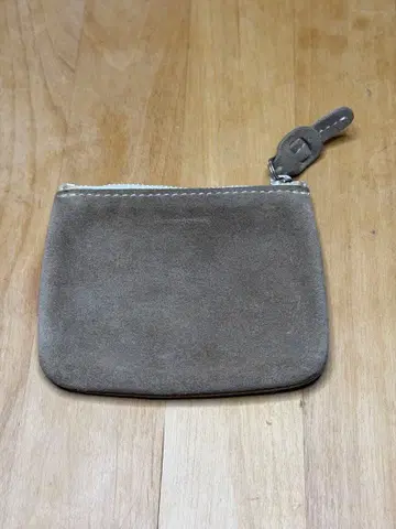 핸더 스킴 레더 스웨이드 파우치 S