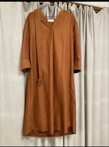 SIMPLICITE 롱 원피스 테라코타