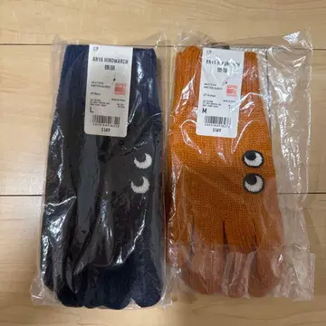 ANYA HINDMARCH 장갑 세트 L M