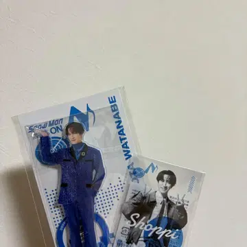 Snow Man 와타나베 쇼타 ON 아크릴 스탠드, 클리어 스티커