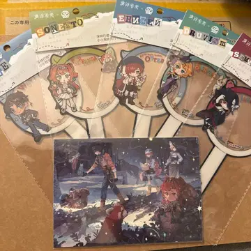 리버스:1999 동물원 콜라보 PVC 스틱 5개 엽서 1장