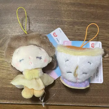 디즈니 프린세스 네무구루미 마스코트 미녀와 야수 2개 세트