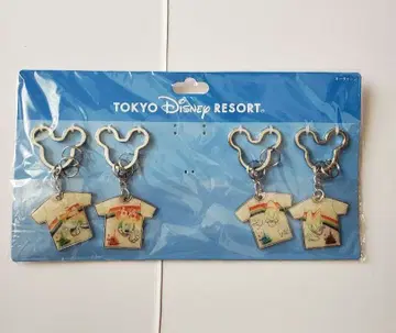 디즈니 T셔츠형 키체인 4개 세트