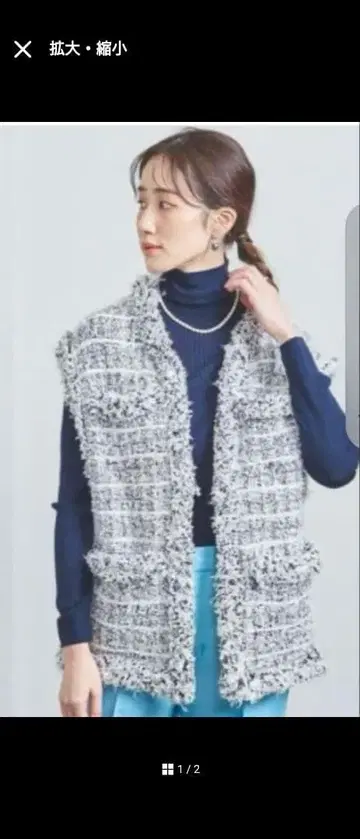 유나이티드 애로우즈 트위드 베스트