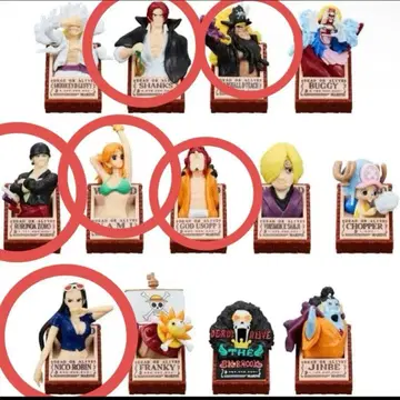 [새상품] 원피스 [초코 서플라이즈] 6종 세트 피규어 모음 샹크스