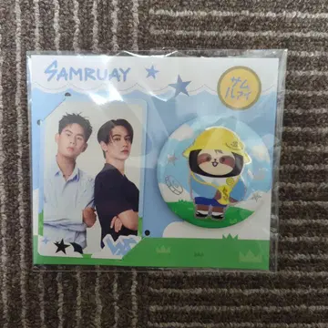 SAMRUAY 포토 카드와 배지 세트