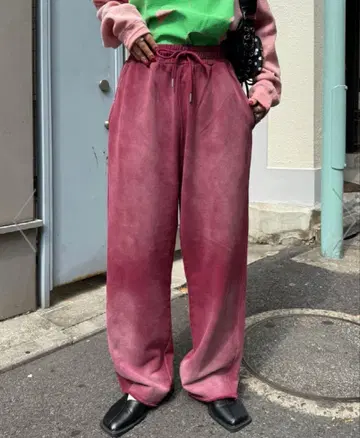 베이직 페이드 스웨트 팬츠