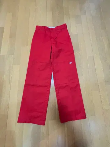 DICKIES 더블니 레어 컬러 레드 size30