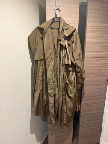allureville 올리브 트렌치코트