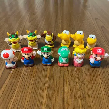 슈퍼 마리오 손가락 인형 세트 90년대 레트로