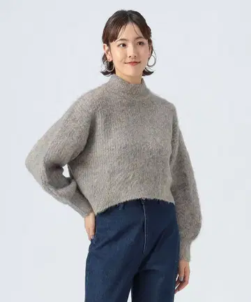 새상품 BEAMS 믹스 샤기 풀오버