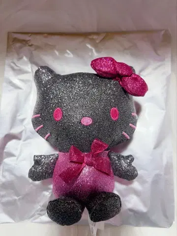 산리오 시크릿 마스코트 홀더 키라키라B 헬로키티 블랙