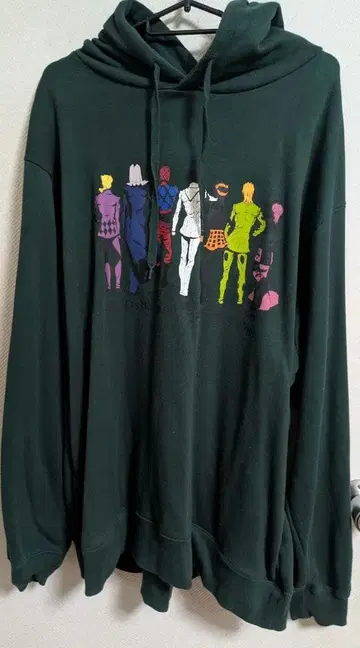 죠죠의 기묘한 모험 황금의 바람 후드티 그라니프 XL