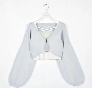 Evelyn 하트 체크 가디건 세트