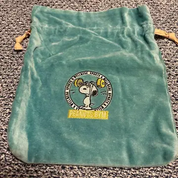 PEANUTS 스누피 복조리 스카이블루 벨벳