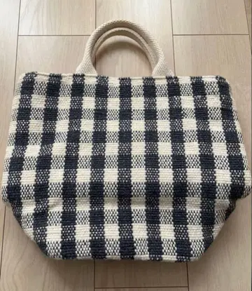 beej 체크 핸드백