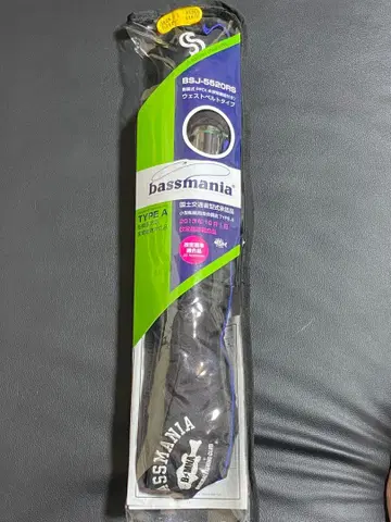 배스매니아 팽창식 구명 조끼 블루스톰 bassmania 로고 자수