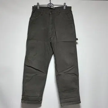 Dickies 팬츠 34 x 30 올리브