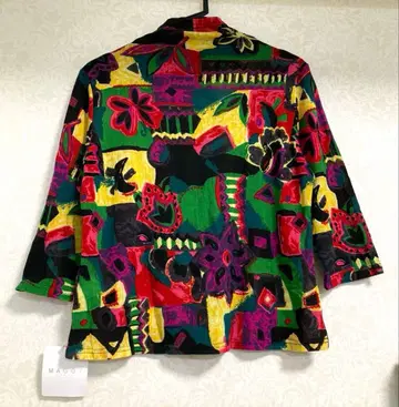 새상품 MAGGY 꽃무늬 스트레치 티셔츠