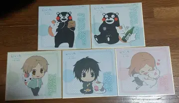 나츠메 우인장 쿠마몬 미니 색지 컬렉션 5종 세트