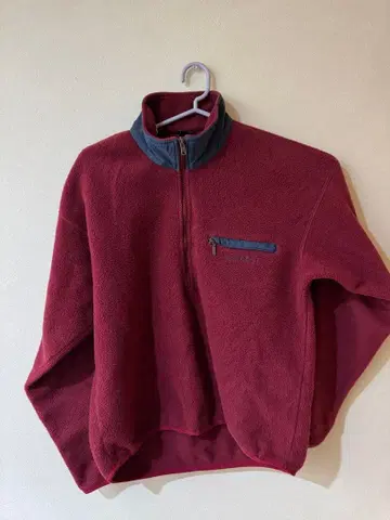 90s montbell 하프 지퍼 플리스