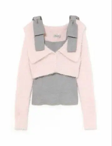 BUBBLES 숄더 리본 앙상블